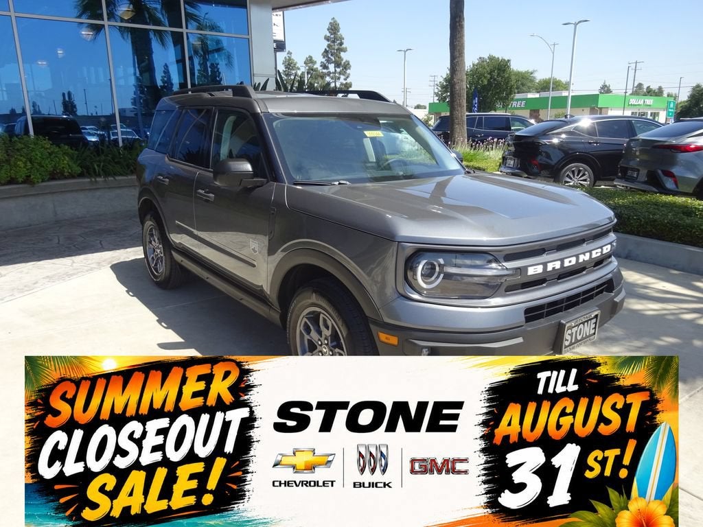 2024 Ford Bronco Sport Big Bend in Gray — front three-quarter view